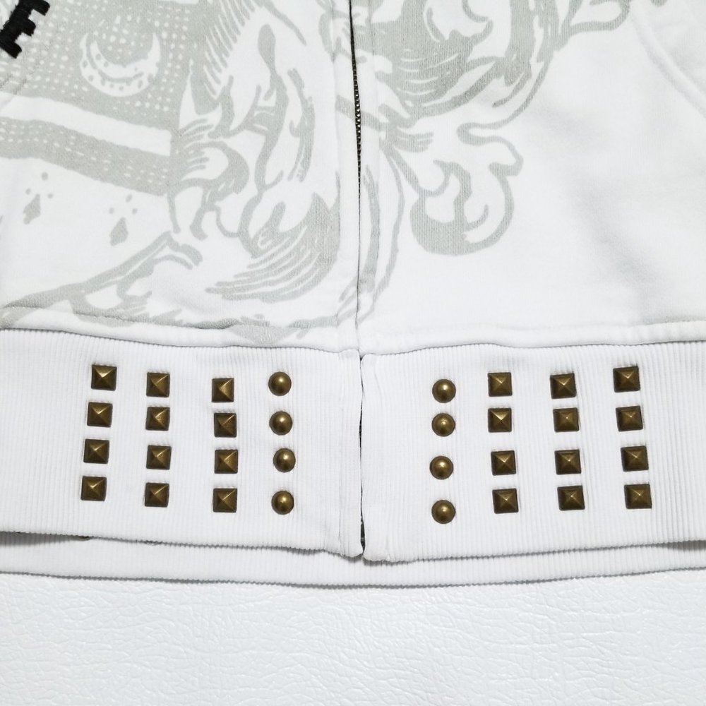 SOLD - Rebel Spirit Hoodie w/ Studs & Rhinestones - NWOT - Picture 9 of 11